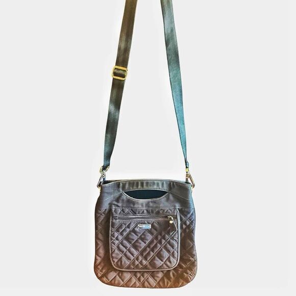 Vera Bradley Classic Hipster Black Convertible Bag - Picture 2 of 8